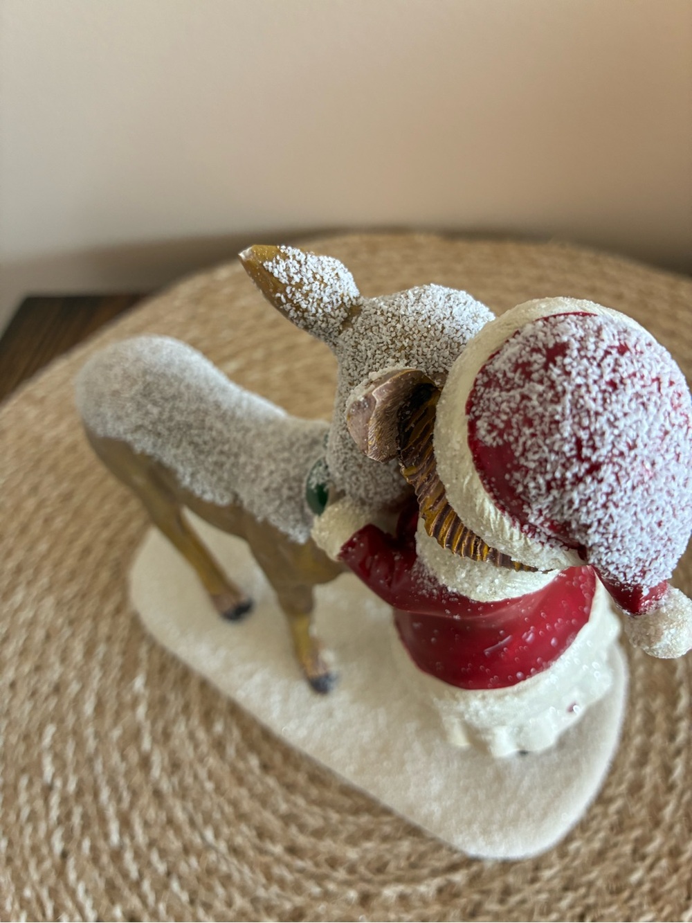 Hobby Lobby Girl Hugging/Kissing Deer Holiday Figurine - Picture 7 of 13